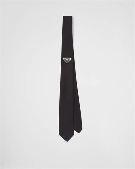 prada tie cost|Prada re nylon gabardine tie.